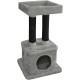 JACK AND VANILLA, Modern Cat Scratching Post, Elegant and Durable Design, Ideal for Scratching and Resting, Dimensions 30 x 30 x 90 cm, Grey Finish, Cat Tree Model JACK AND VANILLA, Modern Cat Scratching Post, Elegant and Durable Design, Ideal for Scratching and Resting, Dimensions 30 x 30 x 90 cm, Grey Finish, Cat Tree Model