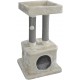 JACK AND VANILLA, Modern Cat Scratching Post, Elegant and Durable Design, Multifunctional, Easy to Clean, Dimensions 58 x 38 x 112 cm, Grey, Cat Tree Model JACK AND VANILLA, Modern Cat Scratching Post, Elegant and Durable Design, Multifunctional, Easy to Clean, Dimensions 58 x 38 x 112 cm, Grey, Cat Tree Model