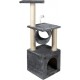 JACK AND VANILLA, Modern Cat Scratching Post, Elegant and Durable Design, Multifunctional, Easy to Clean, Dimensions 58 x 38 x 112 cm, Grey, Cat Tree Model JACK AND VANILLA, Modern Cat Scratching Post, Elegant and Durable Design, Multifunctional, Easy to Clean, Dimensions 58 x 38 x 112 cm, Grey, Cat Tree Model