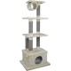 JACK AND VANILLA, Modern Cat Scratching Post, Elegant and Durable Design, Multifunctional, Easy to Clean, Dimensions 58 x 38 x 112 cm, Grey, Model Cat Scratching Post JACK AND VANILLA, Modern Cat Scratching Post, Elegant and Durable Design, Multifunctional, Easy to Clean, Dimensions 58 x 38 x 112 cm, Grey, Model Cat Scratching Post