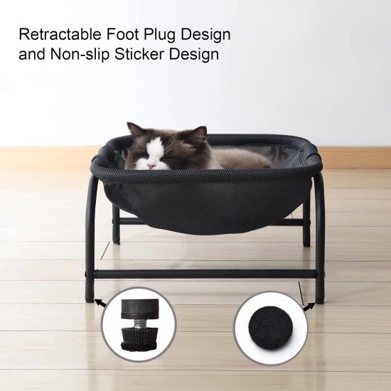 JUNSPOW Cat Bed, Washable, Soft Dog Bed, Removable, Cat Accessories, Cat Basket, Cat Nest, Outdoor Cat Bed, Cat Cushion, Cat Hammock, Window Bed Sofa for Cats and Small Dogs JUNSPOW Cat Bed, Washable, Soft Dog Bed, Removable, Cat Accessories, Cat Basket, Cat Nest, Outdoor Cat Bed, Cat Cushion, Cat Hammock, Window Bed Sofa for Cats and Small Dogs