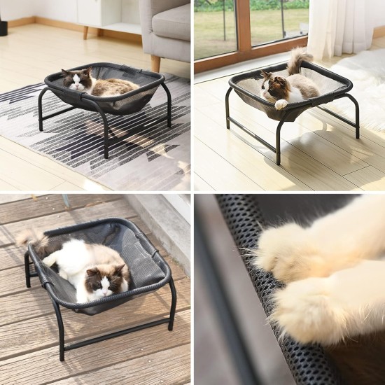 JUNSPOW Cat Bed, Washable, Soft Dog Bed, Removable, Cat Accessories, Cat Basket, Cat Nest, Outdoor Cat Bed, Cat Cushion, Cat Hammock, Window Bed Sofa for Cats and Small Dogs JUNSPOW Cat Bed, Washable, Soft Dog Bed, Removable, Cat Accessories, Cat Basket, Cat Nest, Outdoor Cat Bed, Cat Cushion, Cat Hammock, Window Bed Sofa for Cats and Small Dogs