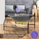 JUNSPOW Cat Bed, Washable, Soft Dog Bed, Removable, Cat Accessories, Cat Basket, Cat Nest, Outdoor Cat Bed, Cat Cushion, Cat Hammock, Window Bed Sofa for Cats and Small Dogs JUNSPOW Cat Bed, Washable, Soft Dog Bed, Removable, Cat Accessories, Cat Basket, Cat Nest, Outdoor Cat Bed, Cat Cushion, Cat Hammock, Window Bed Sofa for Cats and Small Dogs