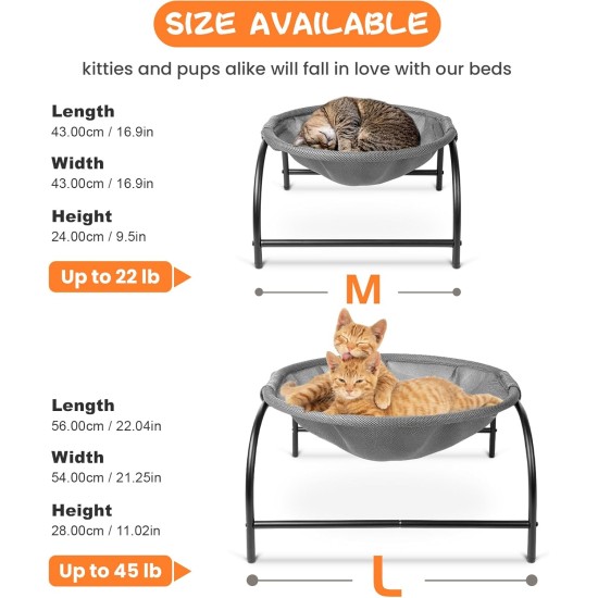 JUNSPOW Cat Bed, Washable, Soft Dog Bed, Removable, Cat Accessories, Cat Basket, Cat Nest, Outdoor Cat Bed, Cat Cushion, Cat Hammock, Window Bed Sofa for Cats and Small Dogs JUNSPOW Cat Bed, Washable, Soft Dog Bed, Removable, Cat Accessories, Cat Basket, Cat Nest, Outdoor Cat Bed, Cat Cushion, Cat Hammock, Window Bed Sofa for Cats and Small Dogs