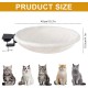 Jinfanshurich Cat Bed for Desk - 360° Rotatable & Height Adjustable Cat Basket, Removable Portable Cat Bed Stand, Soft Cat Hammock for Home Office (Grey) Jinfanshurich Cat Bed for Desk - 360° Rotatable & Height Adjustable Cat Basket, Removable Portable Cat Bed Stand, Soft Cat Hammock for Home Office (Grey)
