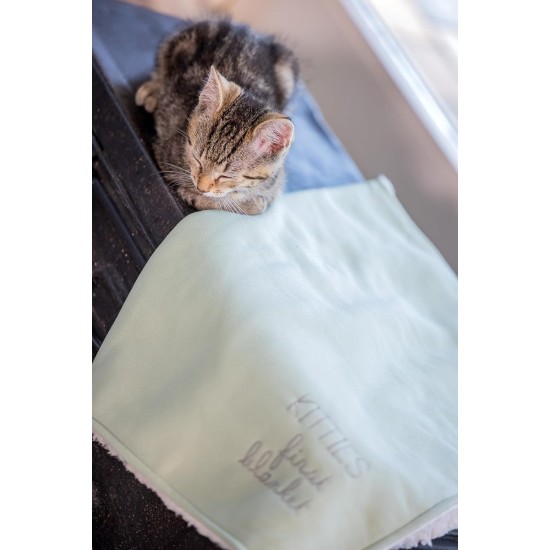 K BZ Cat Blanket, Blue/Grey, 70 x 50 cm K BZ Cat Blanket, Blue/Grey, 70 x 50 cm
