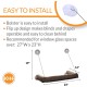 K&H Ez Kitty Sill Deluxe with Bolster, Chocolate K&H Ez Kitty Sill Deluxe with Bolster, Chocolate