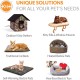 K&H Ez Kitty Sill Deluxe with Bolster, Chocolate K&H Ez Kitty Sill Deluxe with Bolster, Chocolate