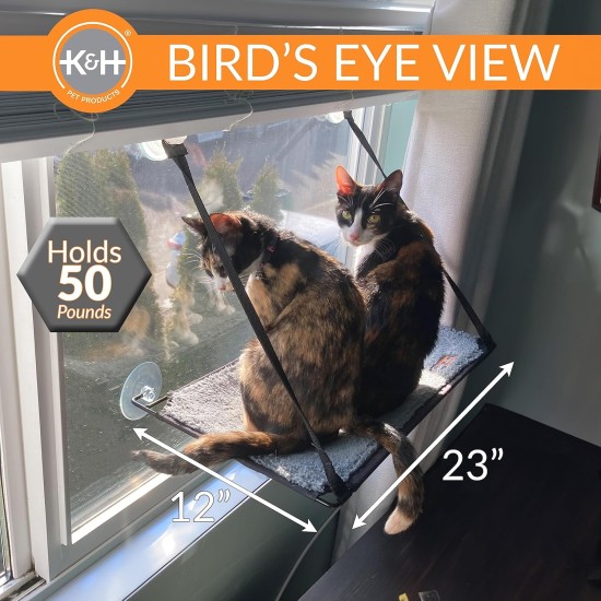 K&H Manufacturing K&H EZ Window Mount Kitty Sill, Single Level K&H Manufacturing K&H EZ Window Mount Kitty Sill, Single Level