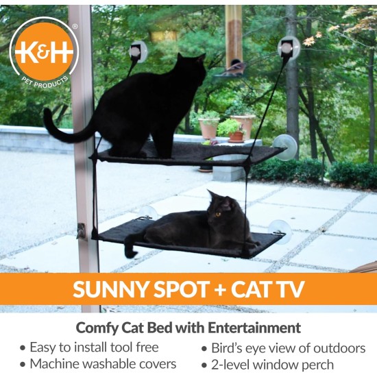 K&H Manufacturing K&H EZ Window Mount Kitty Sill, Single Level K&H Manufacturing K&H EZ Window Mount Kitty Sill, Single Level