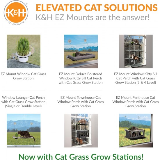 K&H Manufacturing K&H EZ Window Mount Kitty Sill, Single Level K&H Manufacturing K&H EZ Window Mount Kitty Sill, Single Level