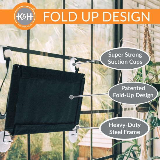K&H Manufacturing K&H EZ Window Mount Kitty Sill, Single Level K&H Manufacturing K&H EZ Window Mount Kitty Sill, Single Level