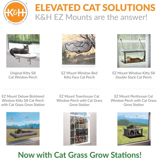 K&H Manufacturing K&H EZ Window Mount Kitty Sill, Single Level K&H Manufacturing K&H EZ Window Mount Kitty Sill, Single Level