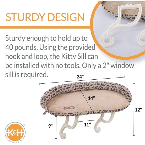 K&H PET PRODUCTS Cat Hammock with Removable Cushion K&H PET PRODUCTS Cat Hammock with Removable Cushion