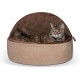 K&H Pet Products K&H Manufacturing Self-Warming Kitty Hooded Bed, Large/20, Chocolate/Tan K&H Pet Products K&H Manufacturing Self-Warming Kitty Hooded Bed, Large/20, Chocolate/Tan