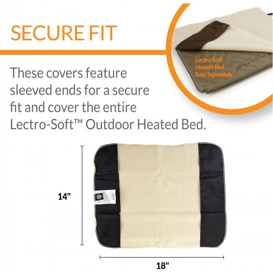 K&H Pet Products Lectro-Soft Replacement Cover Small Fleece 14" x 18" (Heated Pad Not Included) K&H Pet Products Lectro-Soft Replacement Cover Small Fleece 14" x 18" (Heated Pad Not Included)