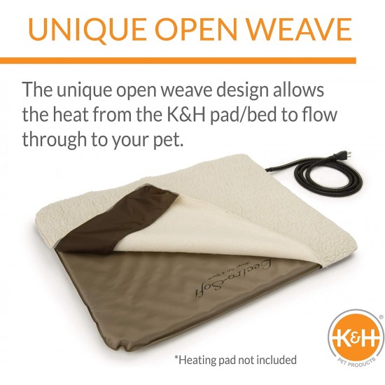 K&H Pet Products Lectro-Soft Replacement Cover Small Fleece 14" x 18" (Heated Pad Not Included) K&H Pet Products Lectro-Soft Replacement Cover Small Fleece 14" x 18" (Heated Pad Not Included)