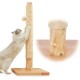 KONELCARE Premium 89 cm Cat Scratching Post - Natural Pear Wood, Sisal Rope, Rubber Wood Base with Oak Skin, Ideal for Large Cats, Free Rope Replacement KONELCARE Premium 89 cm Cat Scratching Post - Natural Pear Wood, Sisal Rope, Rubber Wood Base with Oak Skin, Ideal for Large Cats, Free Rope Replacement