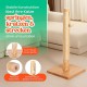 KONELCARE Premium 89 cm Cat Scratching Post - Natural Pear Wood, Sisal Rope, Rubber Wood Base with Oak Skin, Ideal for Large Cats, Free Rope Replacement KONELCARE Premium 89 cm Cat Scratching Post - Natural Pear Wood, Sisal Rope, Rubber Wood Base with Oak Skin, Ideal for Large Cats, Free Rope Replacement