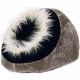 Karlie Cuddle Cave for Cats, 40 x 40 x 28 cm, Black/Grey Karlie Cuddle Cave for Cats, 40 x 40 x 28 cm, Black/Grey