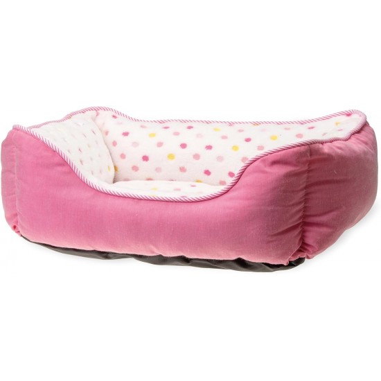 Karlie Dot Cat Bed Length 55 cm Width 50 cm Pink Karlie Dot Cat Bed Length 55 cm Width 50 cm Pink