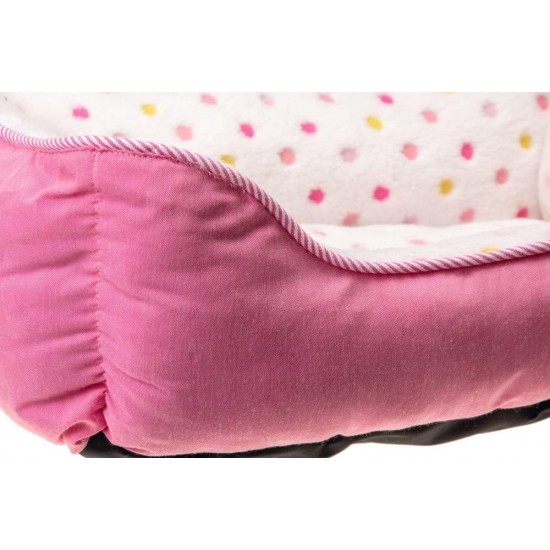 Karlie Dot Cat Bed Length 55 cm Width 50 cm Pink Karlie Dot Cat Bed Length 55 cm Width 50 cm Pink