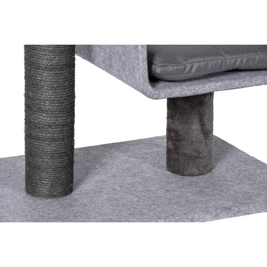 Karlie SCRATCHING TREE TINKA FELT, GREY, 60 X 40 X 82 CM, One Size Karlie SCRATCHING TREE TINKA FELT, GREY, 60 X 40 X 82 CM, One Size
