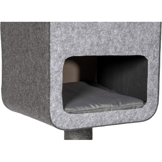 Karlie SCRATCHING TREE TINKA FELT, GREY, 60 X 40 X 82 CM, One Size Karlie SCRATCHING TREE TINKA FELT, GREY, 60 X 40 X 82 CM, One Size