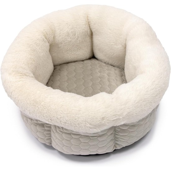 Karlie Velvet Cat Bed 45 x 45 x 23 cm Polyester Beige Karlie Velvet Cat Bed 45 x 45 x 23 cm Polyester Beige