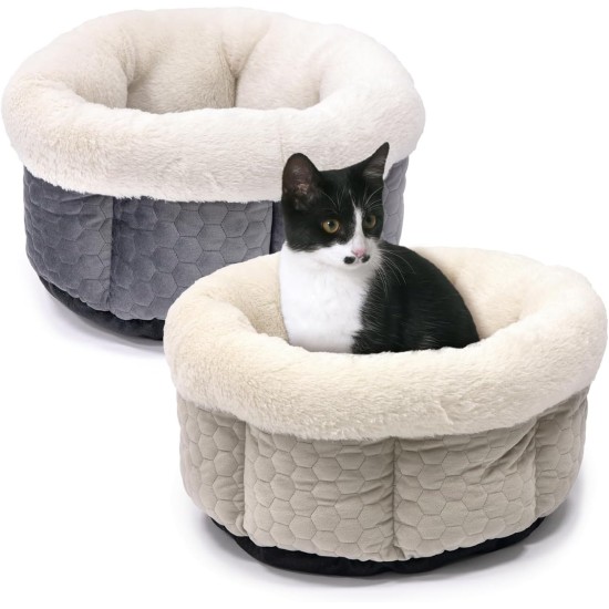 Karlie Velvet Cat Bed 45 x 45 x 23 cm Polyester Beige Karlie Velvet Cat Bed 45 x 45 x 23 cm Polyester Beige