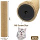 Kathson 4 Pieces Cat Scratching Post Replacement 15 Inch Natural Jute Replacement Extension Scratching Post for Cats Tree DIY Craft Refill Pole Parts Hemp Rope Scratching Climbing Perch for Indoor Kathson 4 Pieces Cat Scratching Post Replacement 15 Inch Natural Jute Replacement Extension Scratching Post for Cats Tree DIY Craft Refill Pole Parts Hemp Rope Scratching Climbing Perch for Indoor
