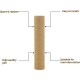 Kathson 4 Pieces Cat Scratching Post Replacement 15 Inch Natural Jute Replacement Extension Scratching Post for Cats Tree DIY Craft Refill Pole Parts Hemp Rope Scratching Climbing Perch for Indoor Kathson 4 Pieces Cat Scratching Post Replacement 15 Inch Natural Jute Replacement Extension Scratching Post for Cats Tree DIY Craft Refill Pole Parts Hemp Rope Scratching Climbing Perch for Indoor
