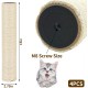 Kathson 4 Pieces Cat Scratching Post Replacement 15 Inch Natural Jute Replacement Extension Scratching Post for Cats Tree DIY Craft Refill Pole Parts Hemp Rope Scratching Climbing Perch for Indoor Kathson 4 Pieces Cat Scratching Post Replacement 15 Inch Natural Jute Replacement Extension Scratching Post for Cats Tree DIY Craft Refill Pole Parts Hemp Rope Scratching Climbing Perch for Indoor