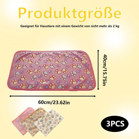 Katzendecke für Katzen, 3 Stück 40*60cm kleine Decke für Sofa und Reisen,Weich Kuscheldecke Hund Katze für Herbst und Winter,Weich und Flauschig, Leicht zu Verstauen,für Sofas, Betten, Transportbox Katzendecke für Katzen, 3 Stück 40*60cm kleine Decke für Sofa und Reisen,Weich Kuscheldecke Hund Katze für Herbst und Winter,Weich und Flauschig, Leicht zu Verstauen,für Sofas, Betten, Transportbox