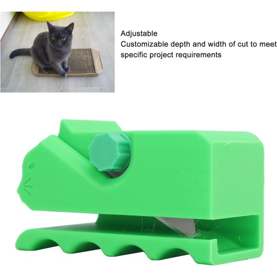 Katzenkratzer -Kartonschneider, ABS DIY Craft Schneidwerkzeug Handheld Recycle Kitty Schneidmaschine, Speziell mit Einstellbaren Einstellungen Ausgelegt, Ideal für DIY -Projekte Katzenkratzer -Kartonschneider, ABS DIY Craft Schneidwerkzeug Handheld Recycle Kitty Schneidmaschine, Speziell mit Einstellbaren Einstellungen Ausgelegt, Ideal für DIY -Projekte