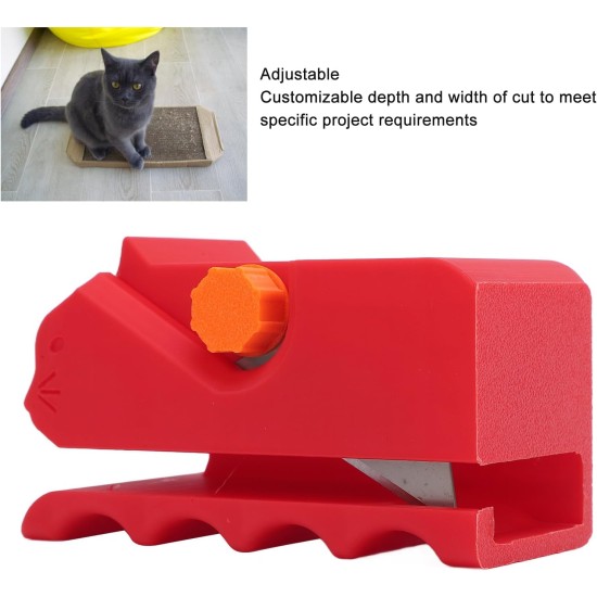 Katzenkratzer -Kartonschneider, ABS DIY Craft Schneidwerkzeug Handheld Recycle Kitty Schneidmaschine, Speziell mit Einstellbaren Einstellungen Ausgelegt, Ideal für DIY -Projekte Katzenkratzer -Kartonschneider, ABS DIY Craft Schneidwerkzeug Handheld Recycle Kitty Schneidmaschine, Speziell mit Einstellbaren Einstellungen Ausgelegt, Ideal für DIY -Projekte
