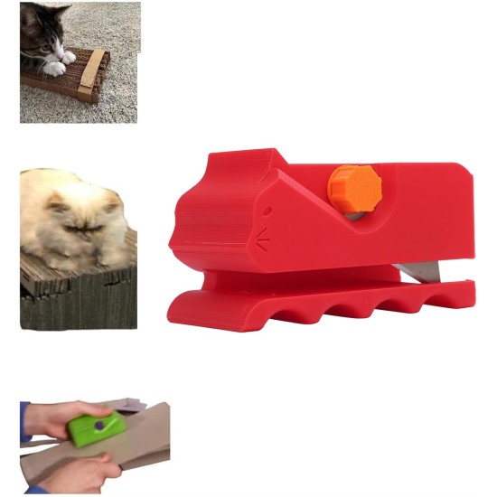 Katzenkratzer -Kartonschneider, ABS DIY Craft Schneidwerkzeug Handheld Recycle Kitty Schneidmaschine, Speziell mit Einstellbaren Einstellungen Ausgelegt, Ideal für DIY -Projekte Katzenkratzer -Kartonschneider, ABS DIY Craft Schneidwerkzeug Handheld Recycle Kitty Schneidmaschine, Speziell mit Einstellbaren Einstellungen Ausgelegt, Ideal für DIY -Projekte
