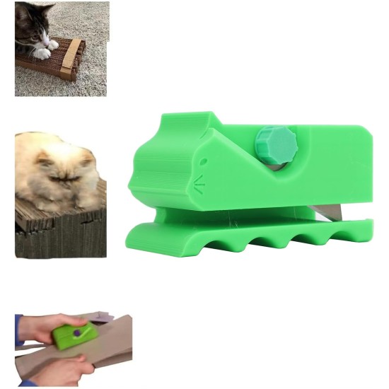 Katzenkratzer -Kartonschneider, ABS DIY Craft Schneidwerkzeug Handheld Recycle Kitty Schneidmaschine, Speziell mit Einstellbaren Einstellungen Ausgelegt, Ideal für DIY -Projekte Katzenkratzer -Kartonschneider, ABS DIY Craft Schneidwerkzeug Handheld Recycle Kitty Schneidmaschine, Speziell mit Einstellbaren Einstellungen Ausgelegt, Ideal für DIY -Projekte