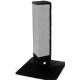 Kerbl 4-Corner Scratching Post with 3 Side Sisal Mat, Black