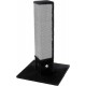 Kerbl 4-Corner Scratching Post with 3 Side Sisal Mat, Black Kerbl 4-Corner Scratching Post with 3 Side Sisal Mat, Black