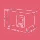 Kerbl 81564 Rustica Cat House, 57 x 45 x 43 cm