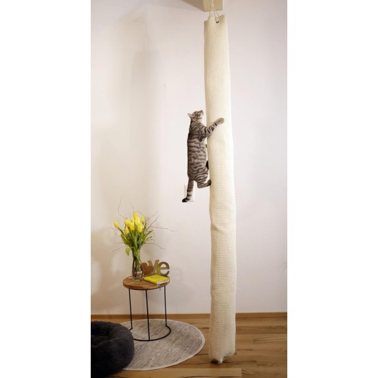 Kerbl Climber 84457 Climbing Bag Height 240 cm Diameter 16 cm for Attaching to the Ceiling Made of Sisal Carpet Beige Kerbl Climber 84457 Climbing Bag Height 240 cm Diameter 16 cm for Attaching to the Ceiling Made of Sisal Carpet Beige