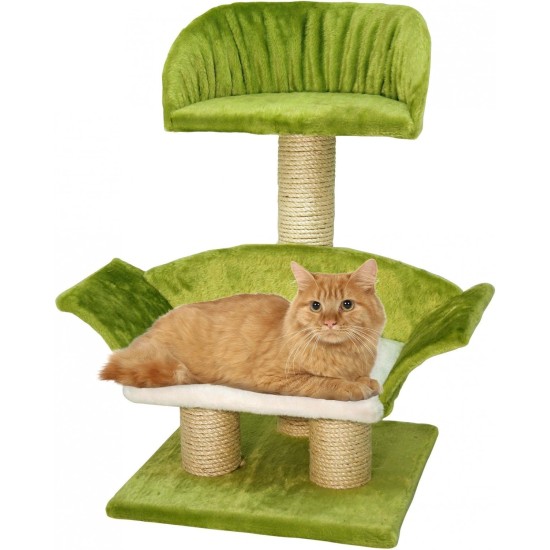Kerbl Kratzbaum LONGUE, grün/weiß Höhe: 70 cm Kerbl Kratzbaum LONGUE, grün/weiß Höhe: 70 cm