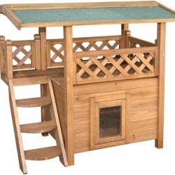 Kerbl Lodge Cat House, 77 x 50 x 73 cm, 82790, Wood/Brown Kerbl Lodge Cat House, 77 x 50 x 73 cm, 82790, Wood/Brown