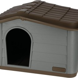 Kerbl Paola Eco 81341 Cat House (Cat House UV and Weather Resistant, Cat Cave Indoor and Outdoor Pet House, 60 x 51 x 41 cm, Grey Green/Brown) Kerbl Paola Eco 81341 Cat House (Cat House UV and Weather Resistant, Cat Cave Indoor and Outdoor Pet House, 60 x 51 x 41 cm, Grey Green/Brown)