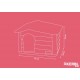 Kerbl Paola Eco 81341 Cat House (Cat House UV and Weather Resistant, Cat Cave Indoor and Outdoor Pet House, 60 x 51 x 41 cm, Grey Green/Brown) Kerbl Paola Eco 81341 Cat House (Cat House UV and Weather Resistant, Cat Cave Indoor and Outdoor Pet House, 60 x 51 x 41 cm, Grey Green/Brown)