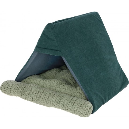 Kerbl Pet Cuddly Cave Anne, Green, 45 x 40 x 34 cm Kerbl Pet Cuddly Cave Anne, Green, 45 x 40 x 34 cm