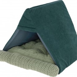 Kerbl Pet Cuddly Cave Anne, Green, 45 x 40 x 34 cm Kerbl Pet Cuddly Cave Anne, Green, 45 x 40 x 34 cm
