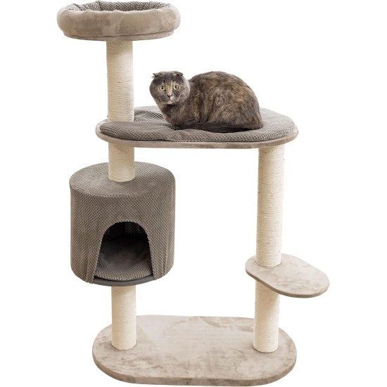 Kerbl Pet Giselle Cat Tree 70 x 38 x 117 cm Taupe Kerbl Pet Giselle Cat Tree 70 x 38 x 117 cm Taupe