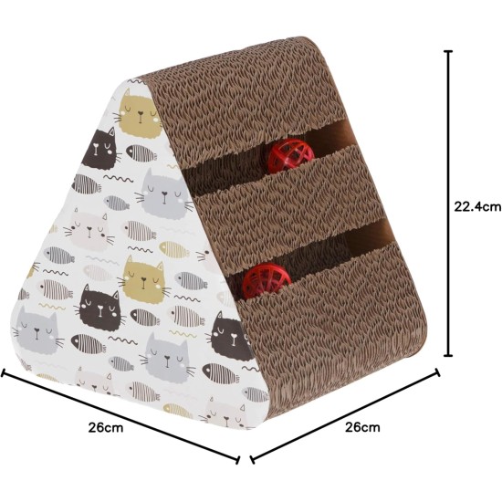 Kerbl Pet Maxi-Pet Boon 81637 Cat Scratching Board Cardboard Kerbl Pet Maxi-Pet Boon 81637 Cat Scratching Board Cardboard